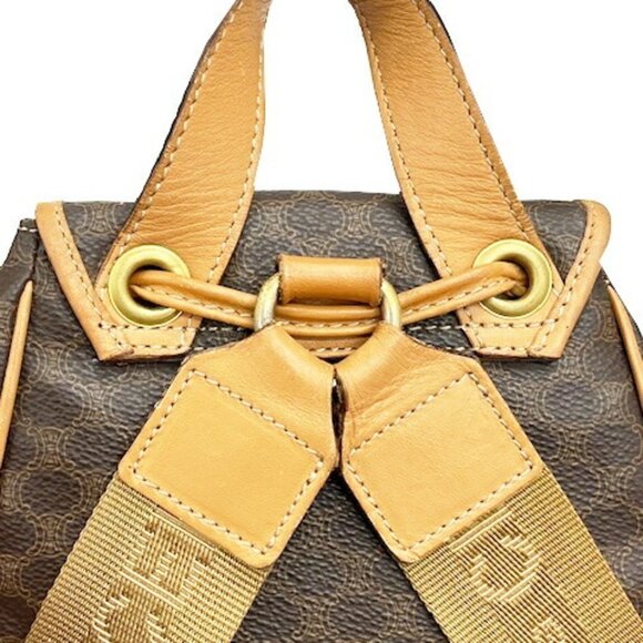 CELINE Brown Leather Backpack - Picture 10 of 15